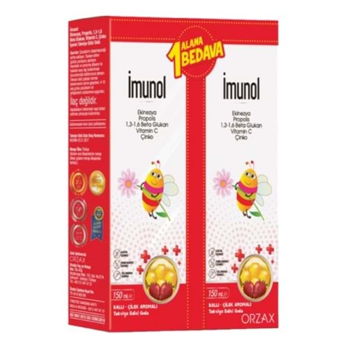 İMUNOL ŞURUP 150 MLL 1 ALANA 1 BEDAVA