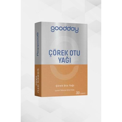GOODDAY ÇÖREK OTU YAĞI 500 MG 30 LİKİT KAPSÜL
