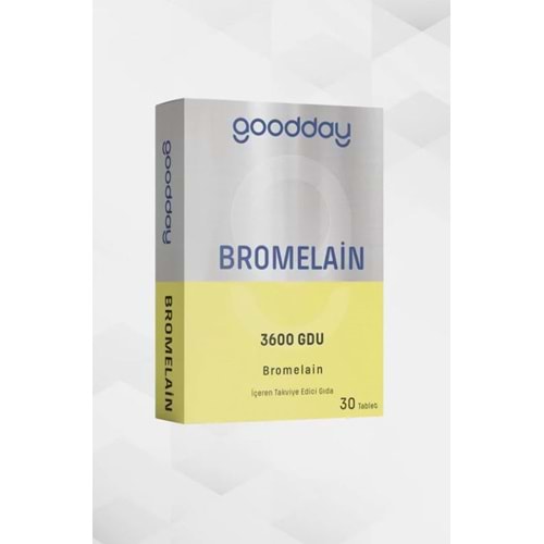 GOODDAY BROMELAİN 3600 GDU 30 TABLET