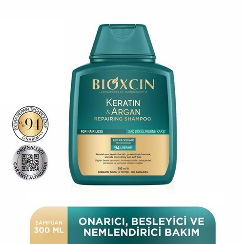 BİOXCİNKERATİN VE ARGAN ŞAMPUANI 300 ML