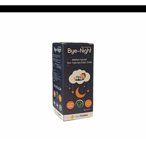 BYE NİGHT BİTKİSEL MELİSA İÇEREN DAMLA 50 ML ( GAZ VE UYKU )