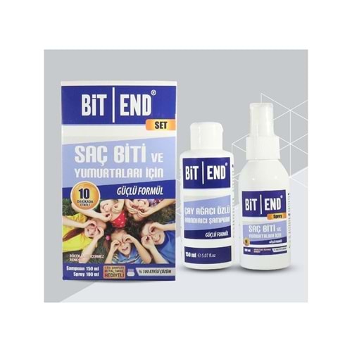 BİTEND BİT SETİ ŞAMPUAN+SPREY+ÇELİK TARAK