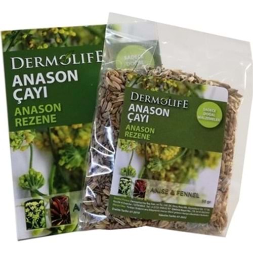 DERMOLİFE ANASON ÇAYI 50 GR. ( ANASON & REZENE )
