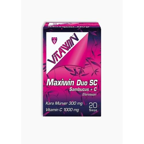 MAXIWIN DUO SC SAMBUCUS + C 20 saşe