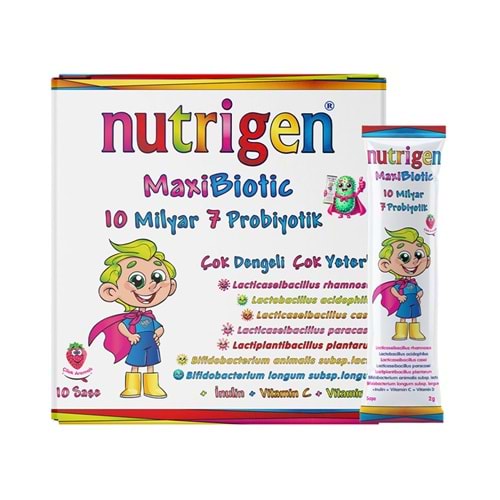 NUTRİGEN MAXBİOTİC PROBİOTİC 10 SAŞE
