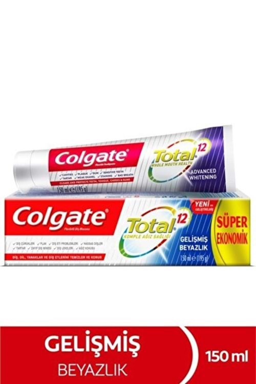 COLGATE TOTAL ADVANCED WHİTENİNG TOOTHPASTE 75 ML