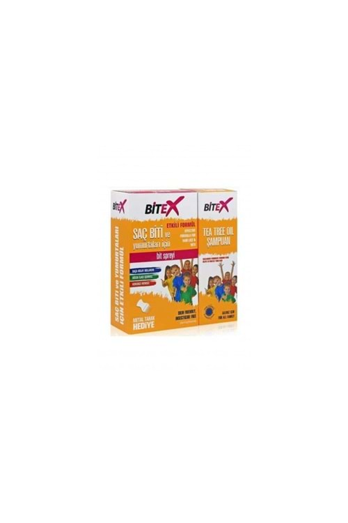 BİTEX BİT SPREYİ 100 ML + ŞAMPUAN 150 ML ÇELİK TARAK HEDİYELİ (KOFRE PAKET)