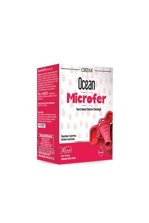 OCEAN MİCROFER 30 ML DAMLA DEMİR DESTEĞİ