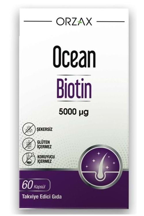 OCEAN BİOTİN 5000 MCG 60 KAPSÜL