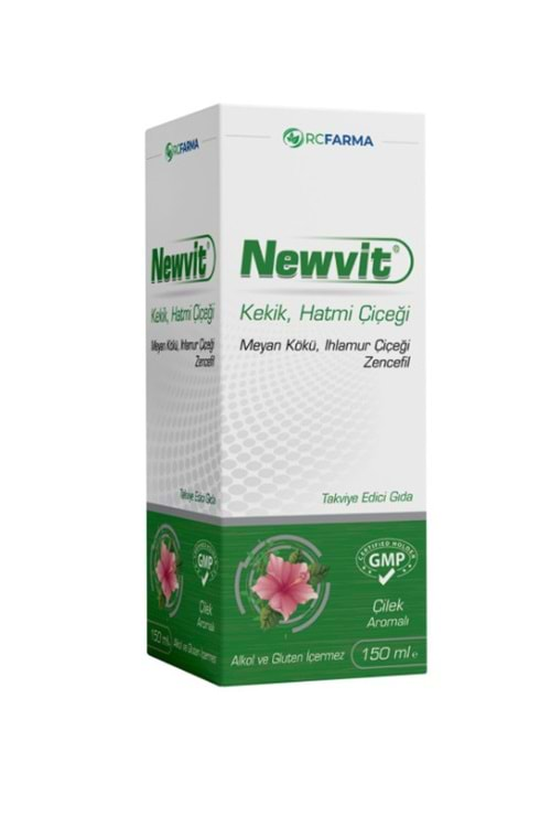 NEWVİT KEKİK HATMİ ÇİÇEĞİ ÖKSÜRÜK ŞURUBU 150 ML