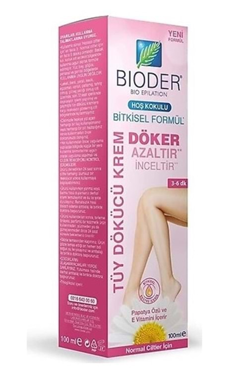 BİODER TÜY DÖKÜCÜ KREM 100 ML PAPATYA ÖZÜ ( WOMEN )