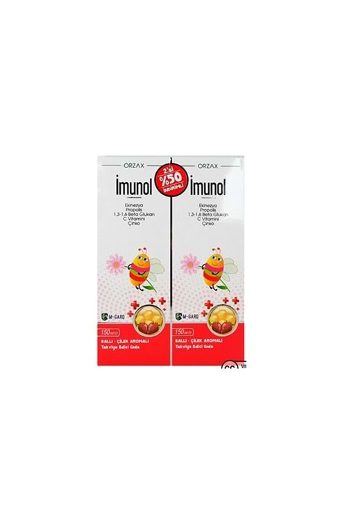 İMUNOL ŞURUP 150 ML ( 2. Sİ %50 İNDİRİMLİ ) KOFRE PAKET