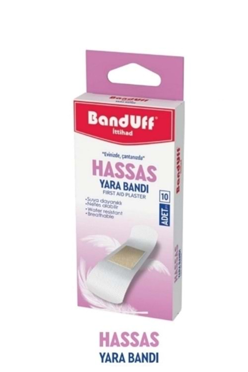 BANDUFF ÇOCUK YARA BANDI 10 LU (HASSAS)