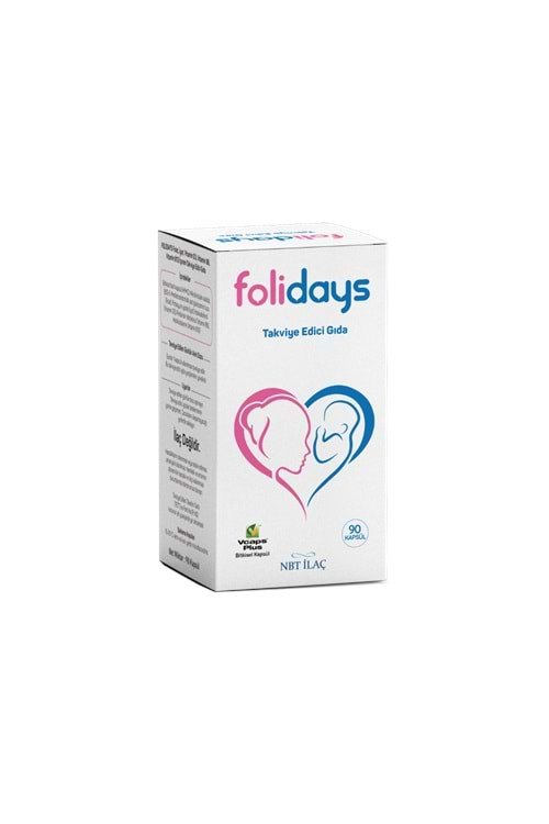 FOLİDAYS ( FOLIK-IOD-B12-B6-D3) 30 YUMUŞAK KAPSÜL