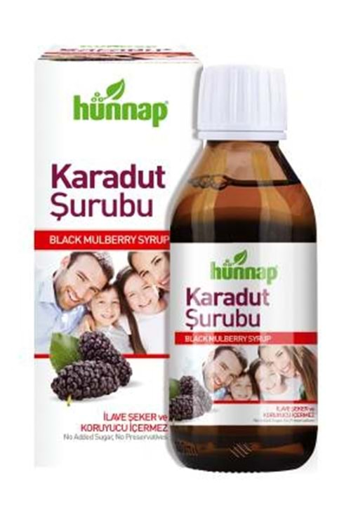 HÜNNAP KARADUT ŞURUBU 50 ML