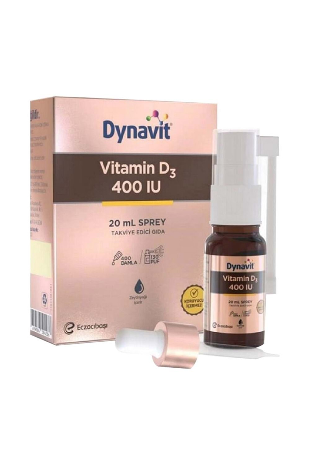 DYNAVİT VİTAMİN D3 400 IU 20 ML SPREY+DAMLA